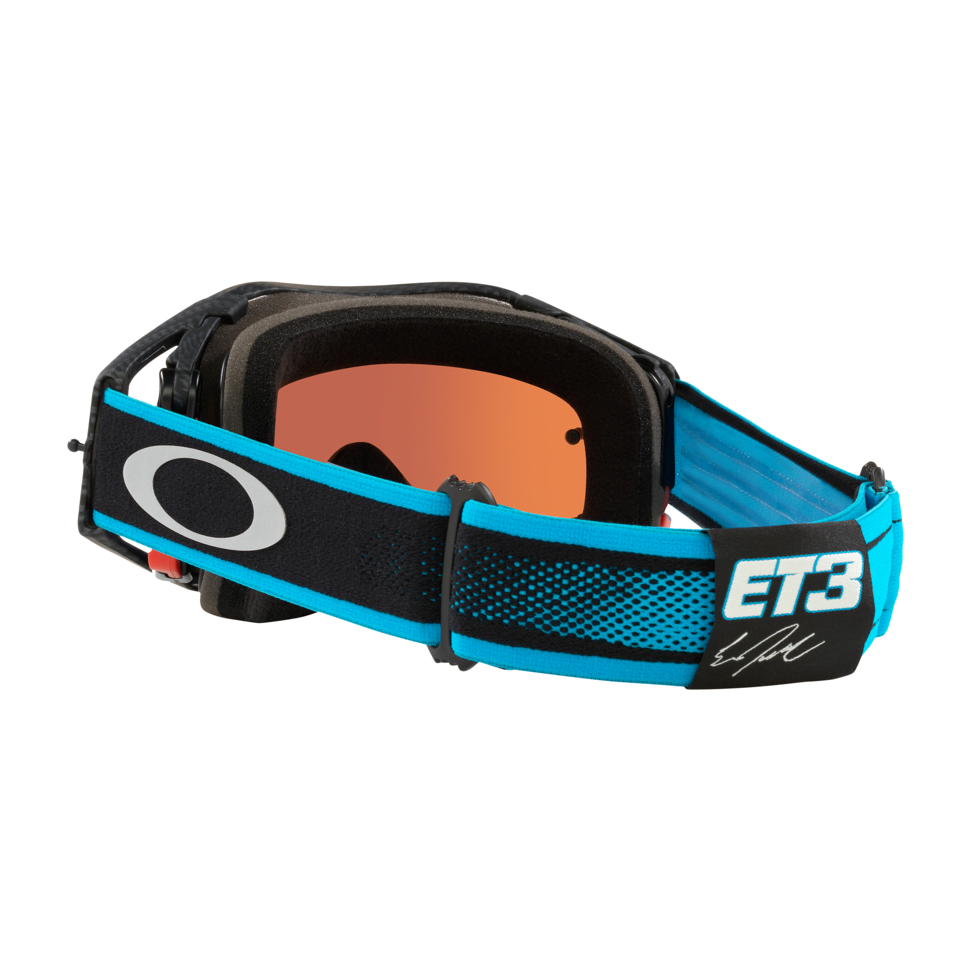 Oakley Airbrake MX Goggle Eli Tomac Carbon/Blue/Black - Prizm Sapphire Lens