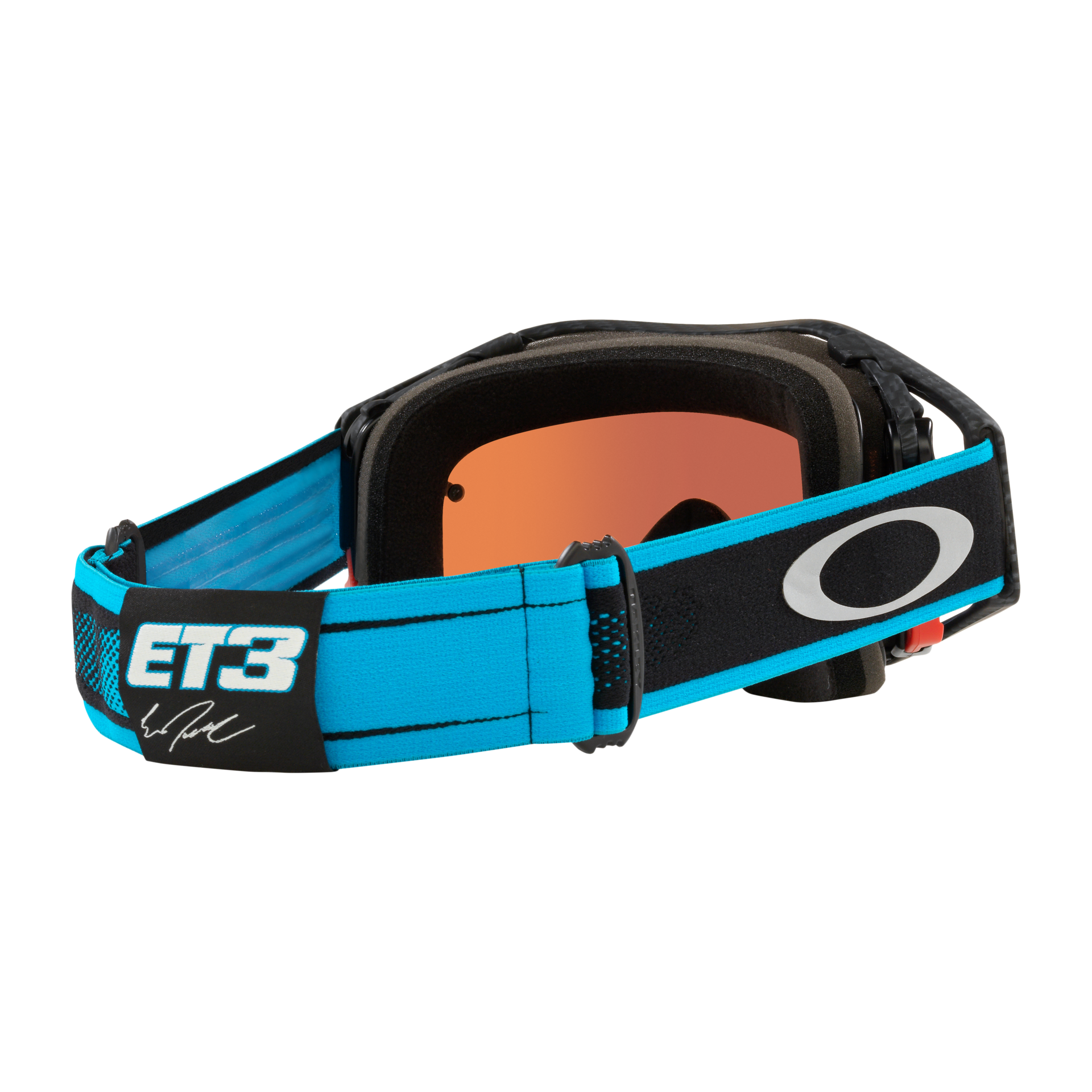 Oakley Airbrake MX Goggle Eli Tomac Carbon/Blue/Black - Prizm Sapphire Lens