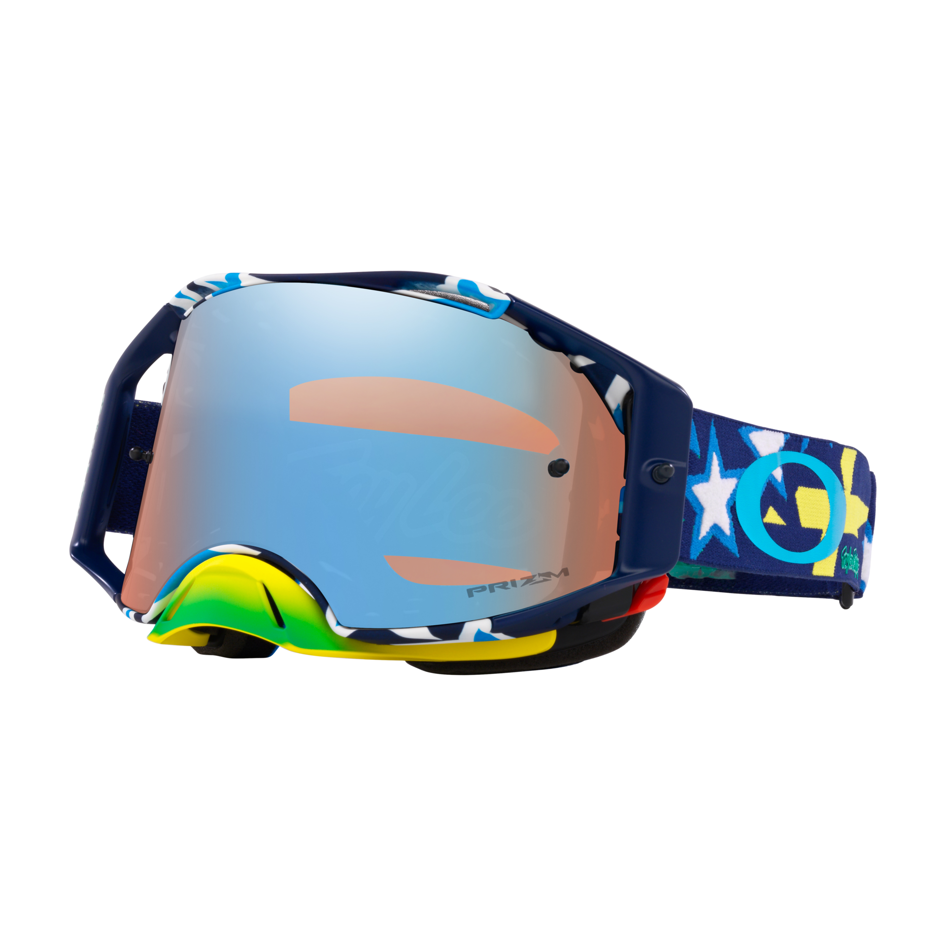 Oakley Airbrake MX Goggle TLD Blue Banner - Prizm Sapphire Lens