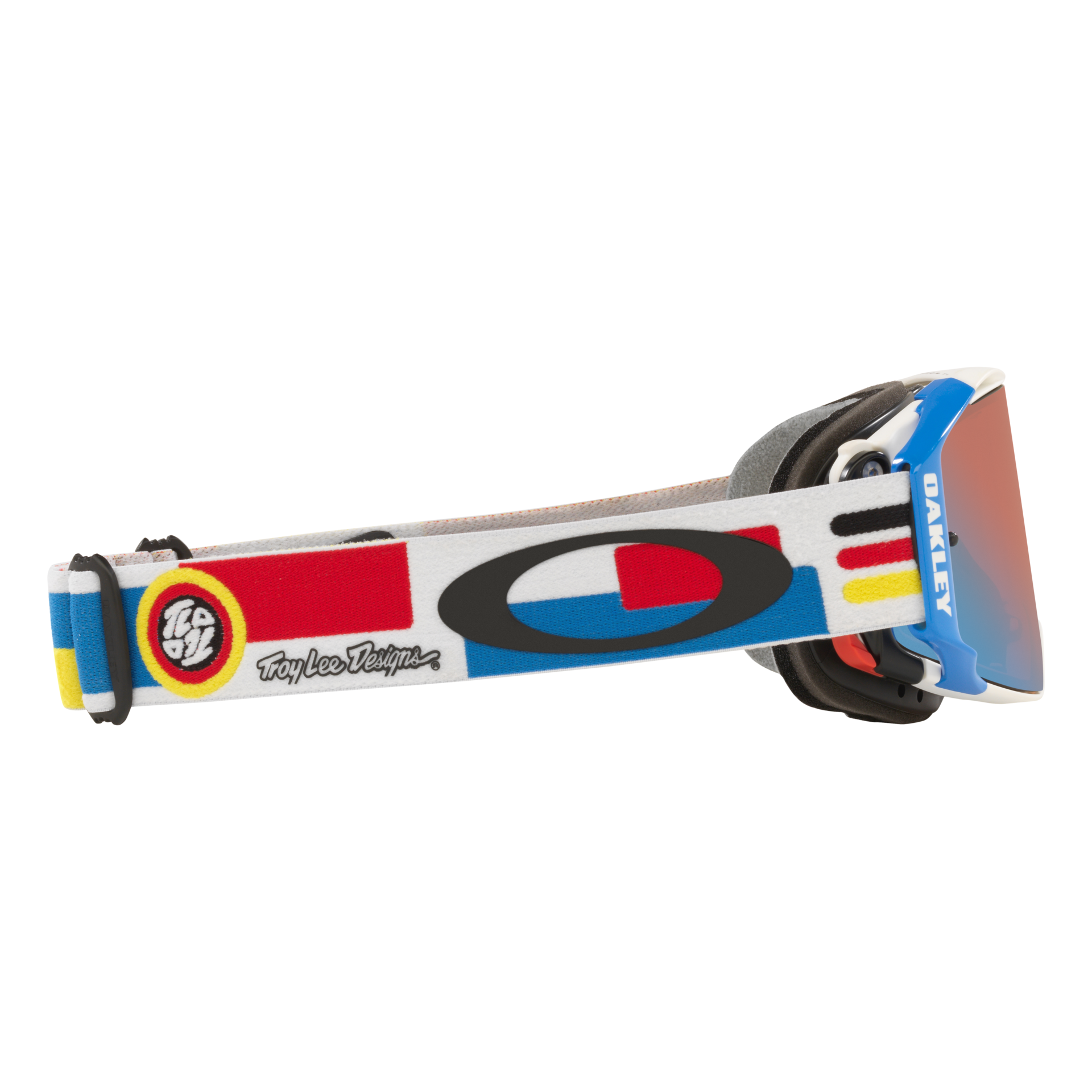 Oakley Airbrake MTB Goggle TLD Drop In White - Sapphire Irid Prizm