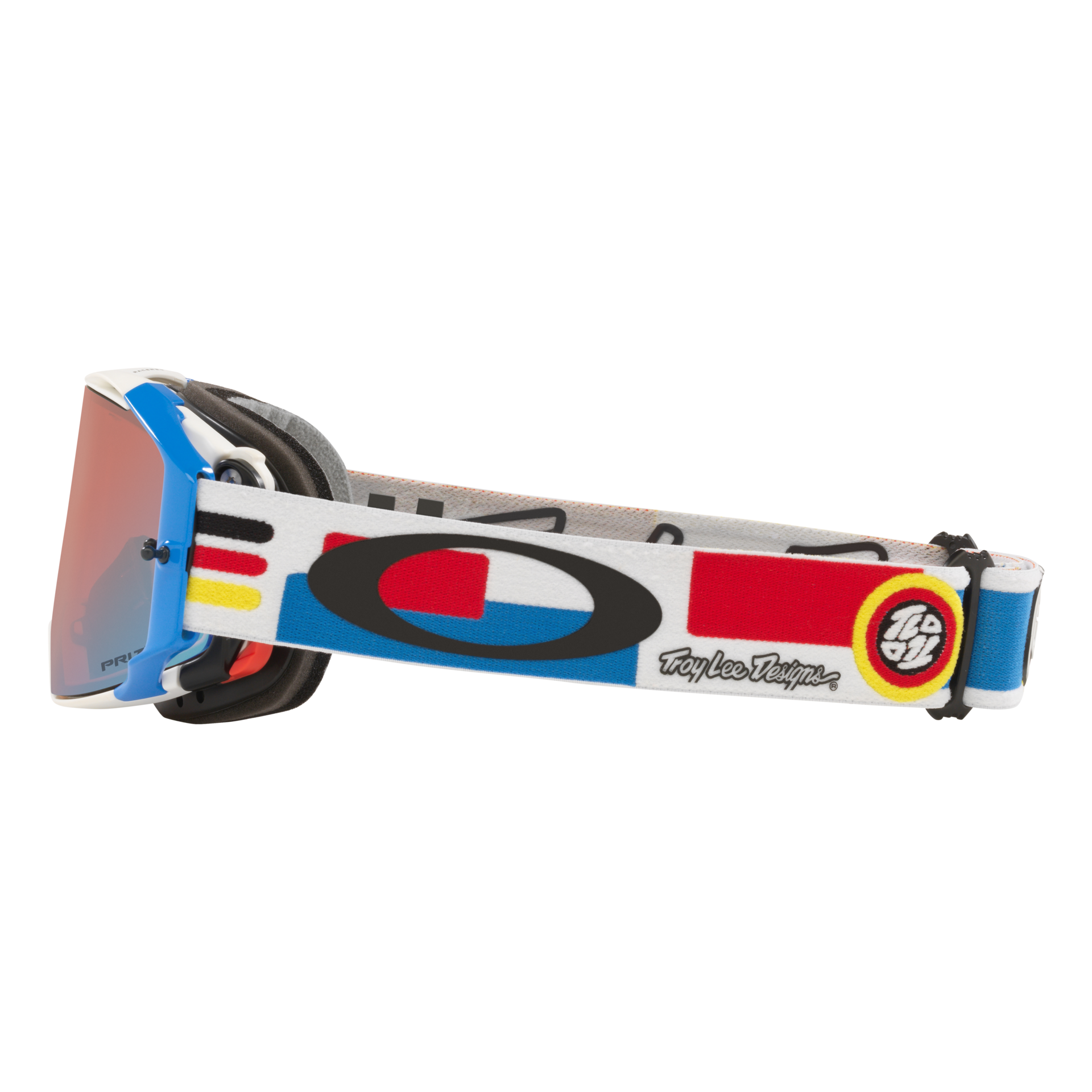 Oakley Airbrake MTB Goggle TLD Drop In White - Sapphire Irid Prizm