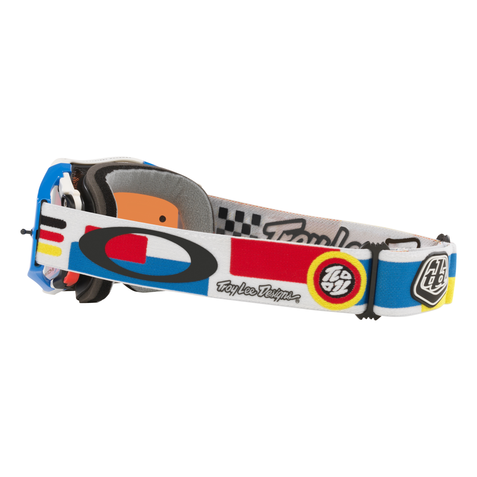 Oakley Airbrake MTB Goggle TLD Drop In White - Sapphire Irid Prizm