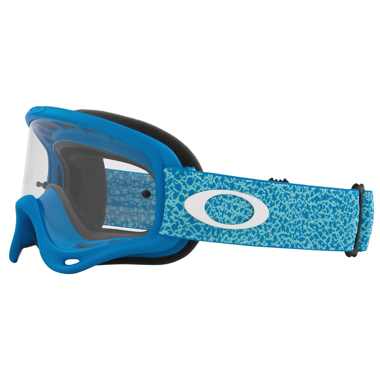Oakley O Frame MX Goggle Sexton Blue Crackle - Clear Lens