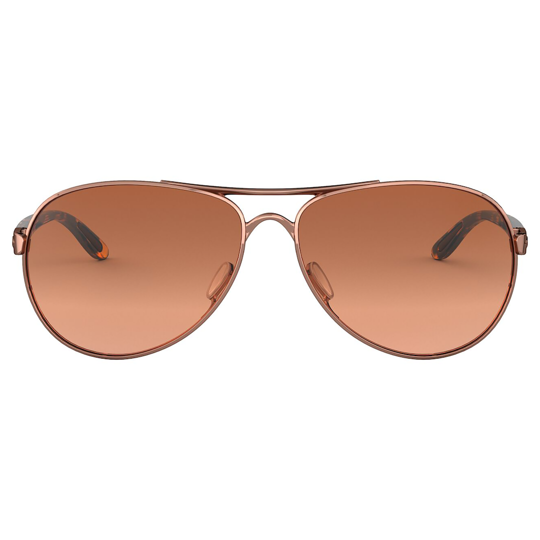 Oakley Feedback Sunglasses Women (Rose Gold) Prizm Brown Gradient
