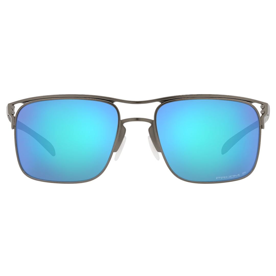 Oakley Holbrook Ti Sunglasses Adult (Matt Gunmetal) Prizm Sapphire Polarized Lens