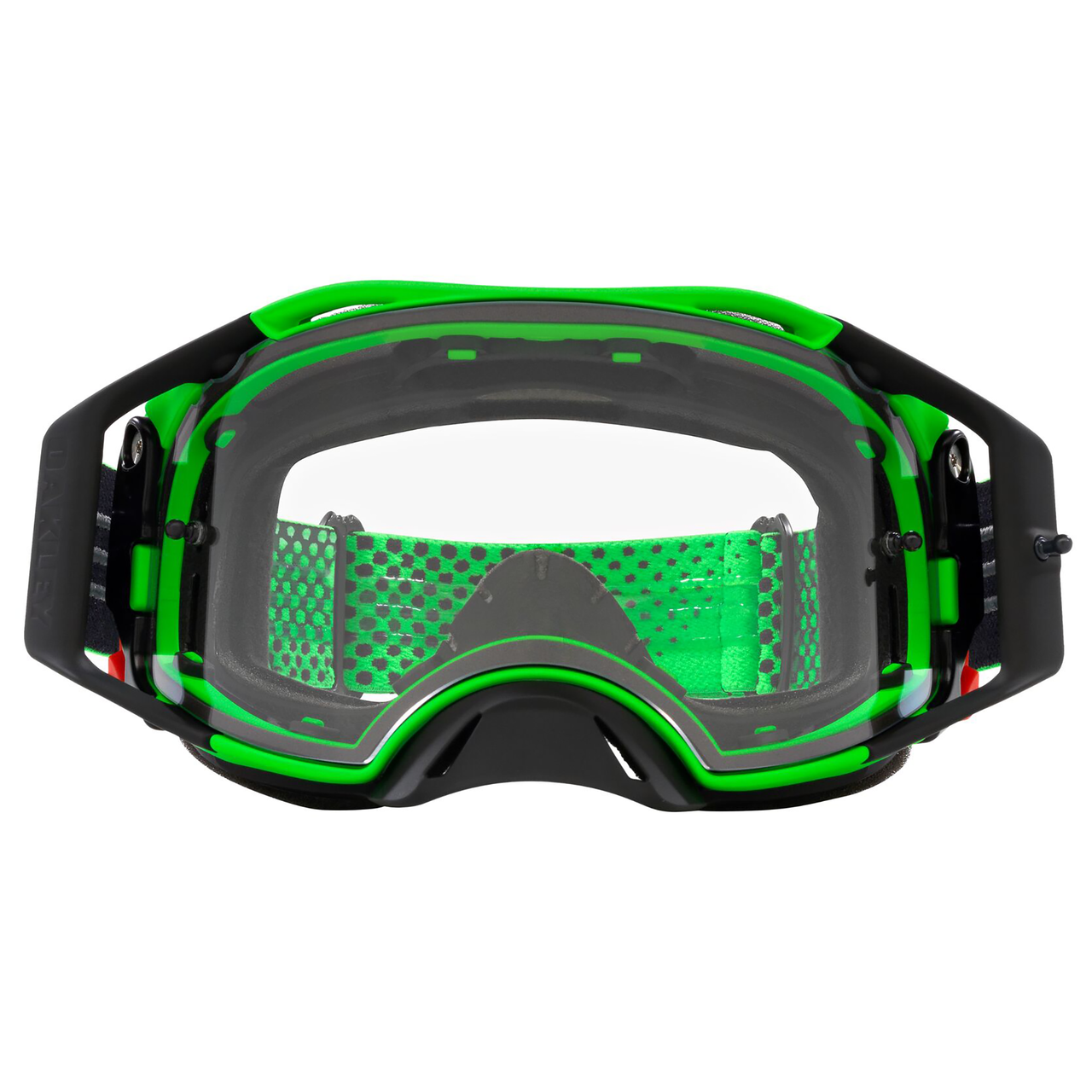 Oakley Airbrake MX Goggle Moto Green - Clear Lens