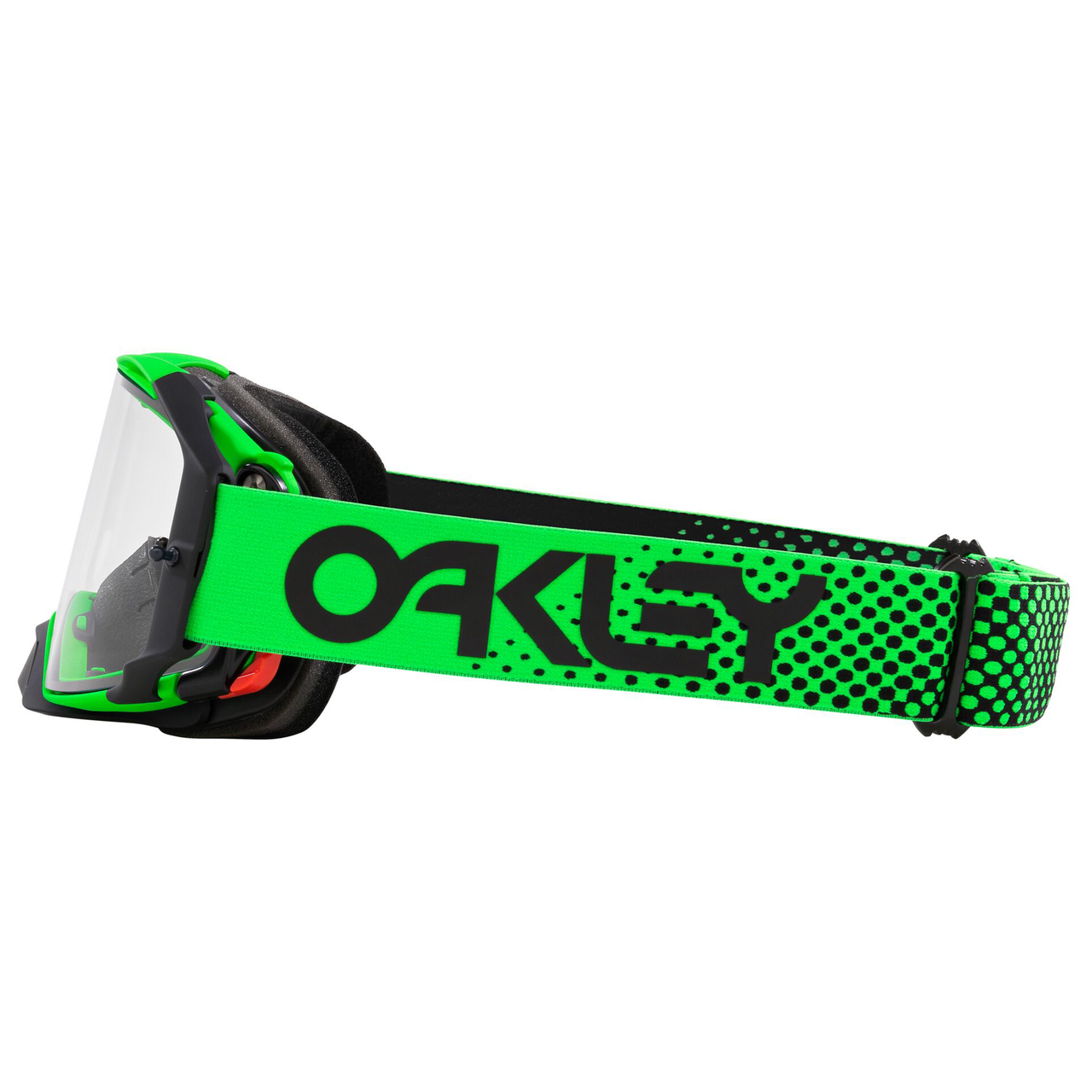 Oakley Airbrake MX Goggle Moto Green - Clear Lens