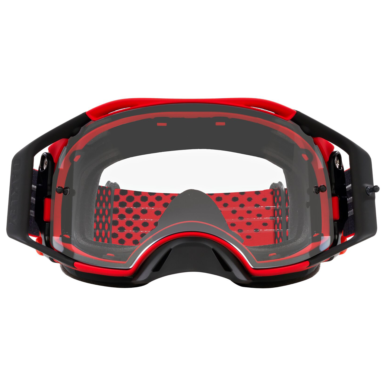 Oakley Airbrake MX Goggle Moto Red 2 - Clear Lens