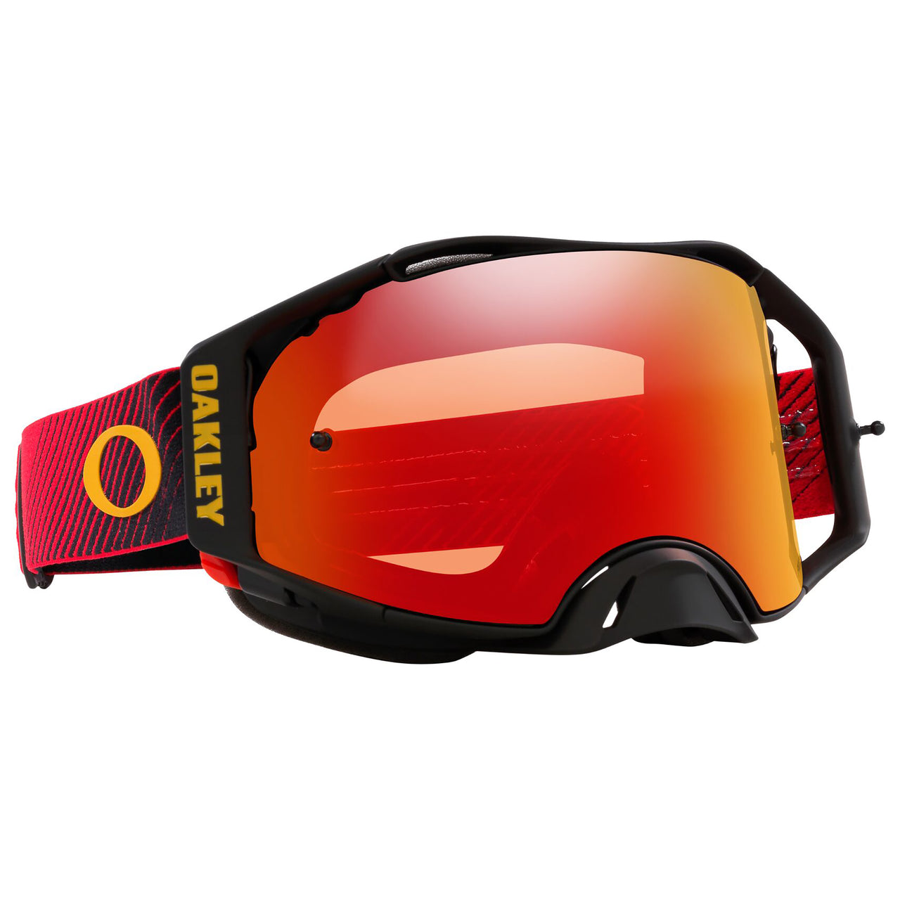 Oakley Airbrake MX Goggle Red Flow - Prizm Torch Lens