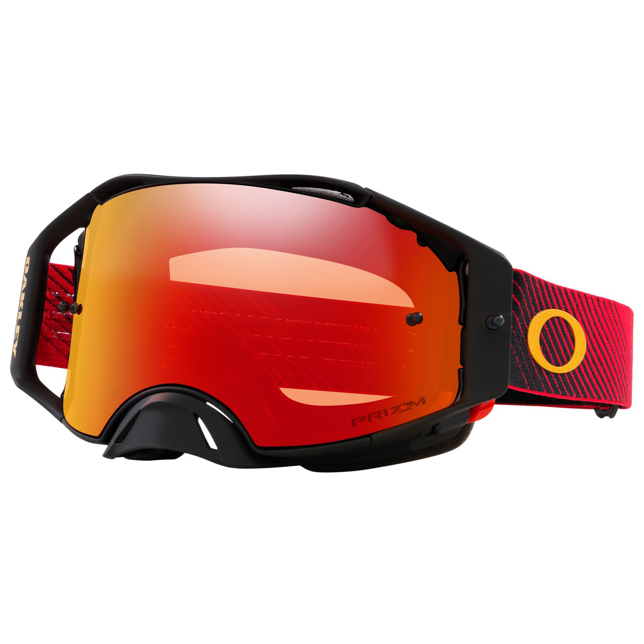 Oakley Airbrake MX Goggle Red Flow - Prizm Torch Lens