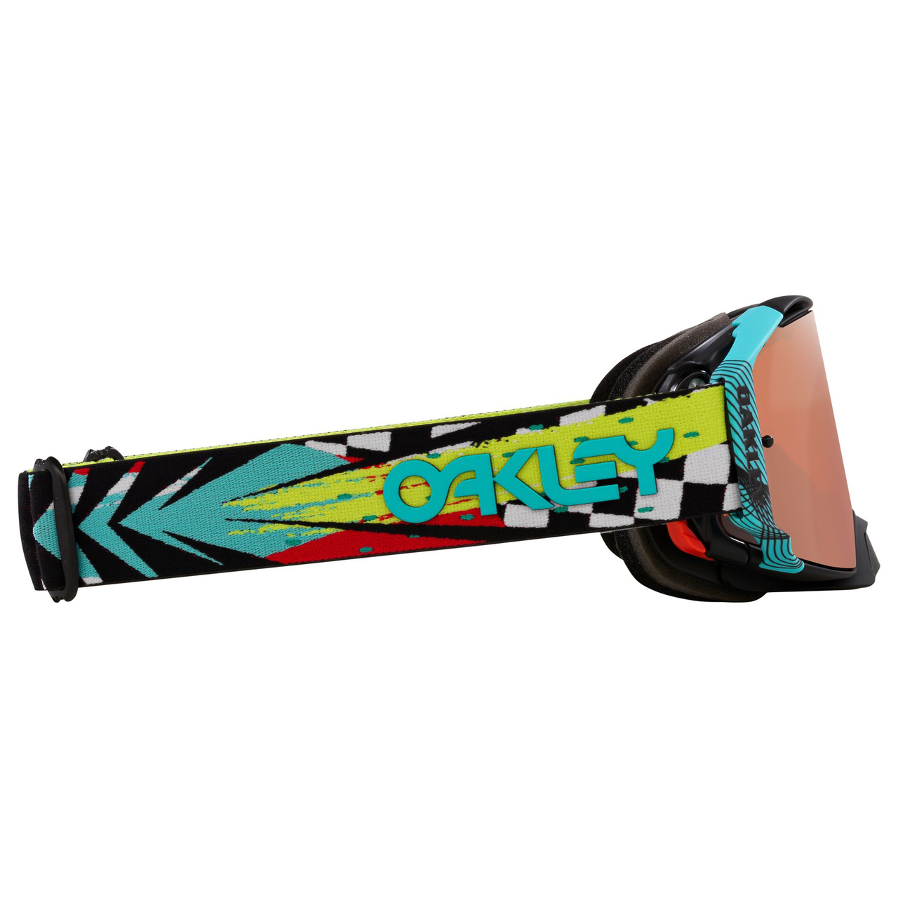 Oakley Airbrake MX Jeffrey Herlings Signature Goggle Black/Teal/Yellow - Prizm Black Lens