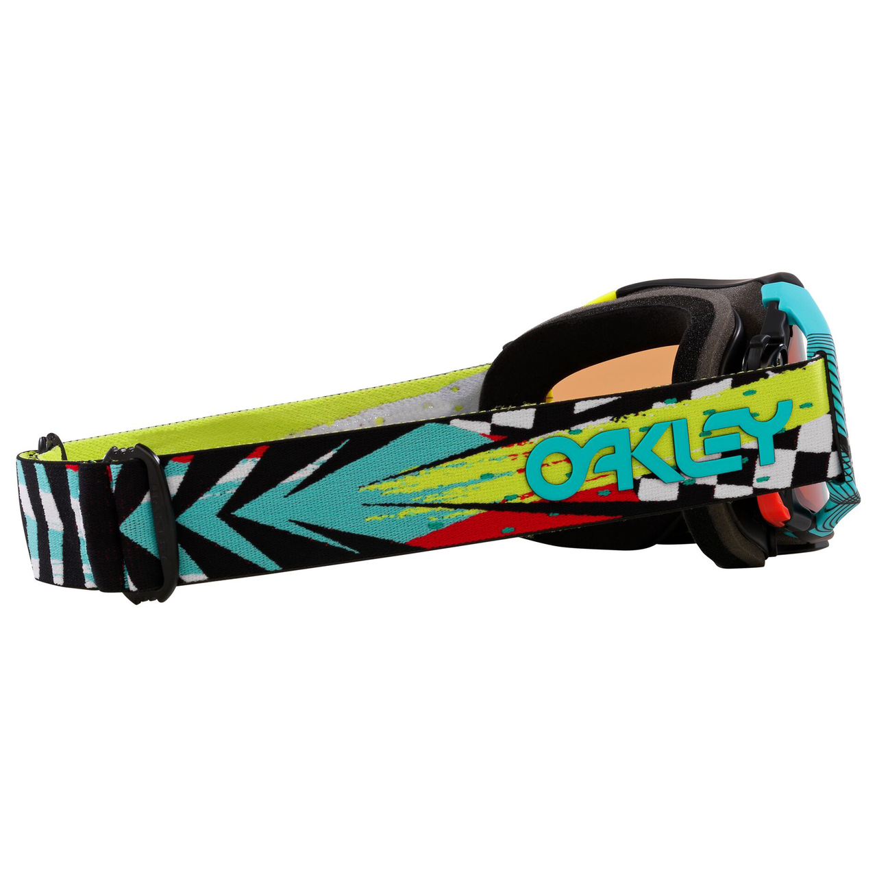 Oakley Airbrake MX Jeffrey Herlings Signature Goggle Black/Teal/Yellow - Prizm Black Lens