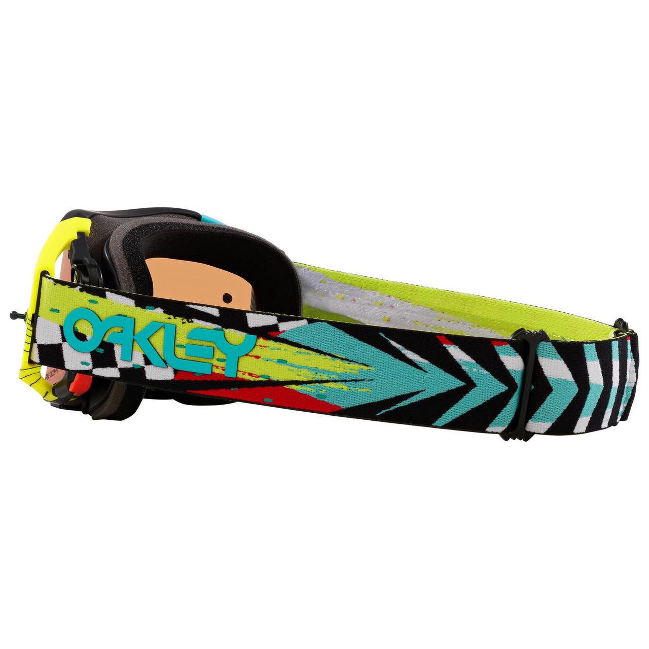 Oakley Airbrake MX Jeffrey Herlings Signature Goggle Black/Teal/Yellow - Prizm Black Lens