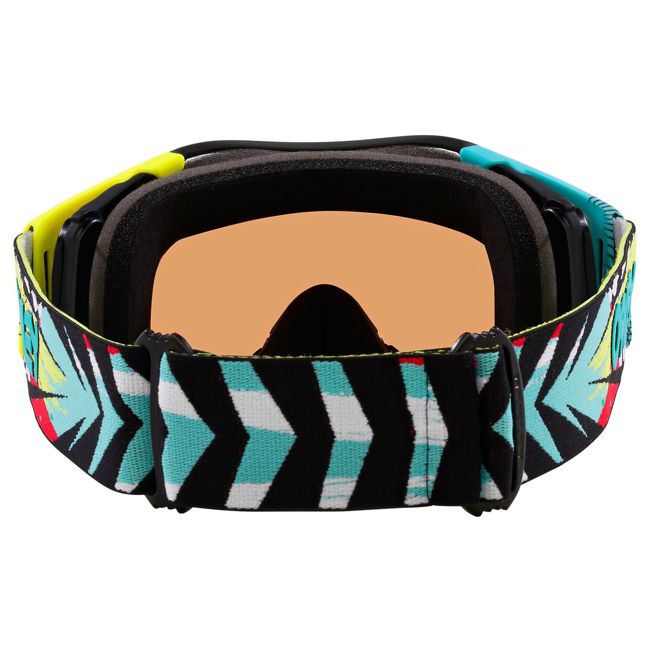 Oakley Airbrake MX Jeffrey Herlings Signature Goggle Black/Teal/Yellow - Prizm Black Lens