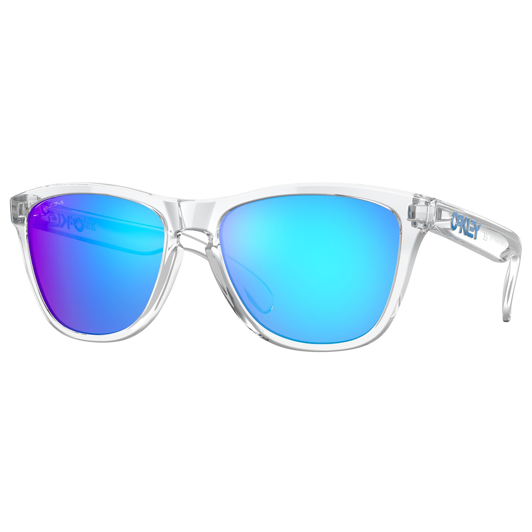 Oakley Frogskins Sunglasses Adult (Clear) Prizm Sapphire Lens