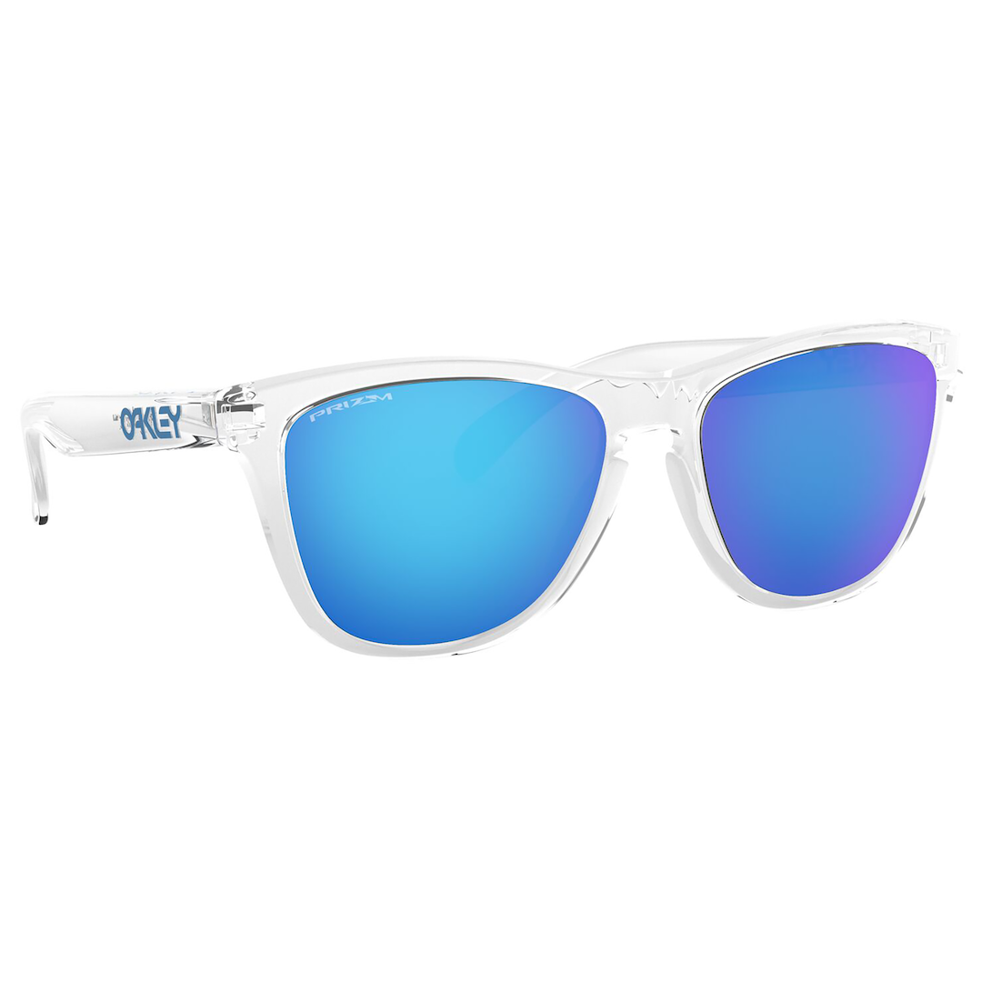 Oakley Frogskins Sunglasses Adult (Clear) Prizm Sapphire Lens