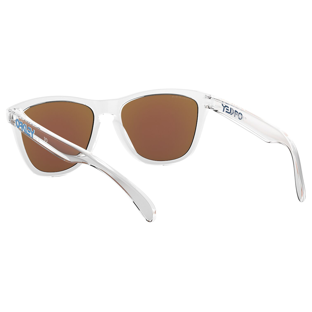 Oakley Frogskins Sunglasses Adult (Clear) Prizm Sapphire Lens