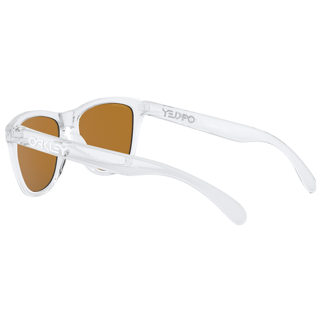 Oakley Frogskins Sunglasses (Polished Clear) Prizm Violet Lens