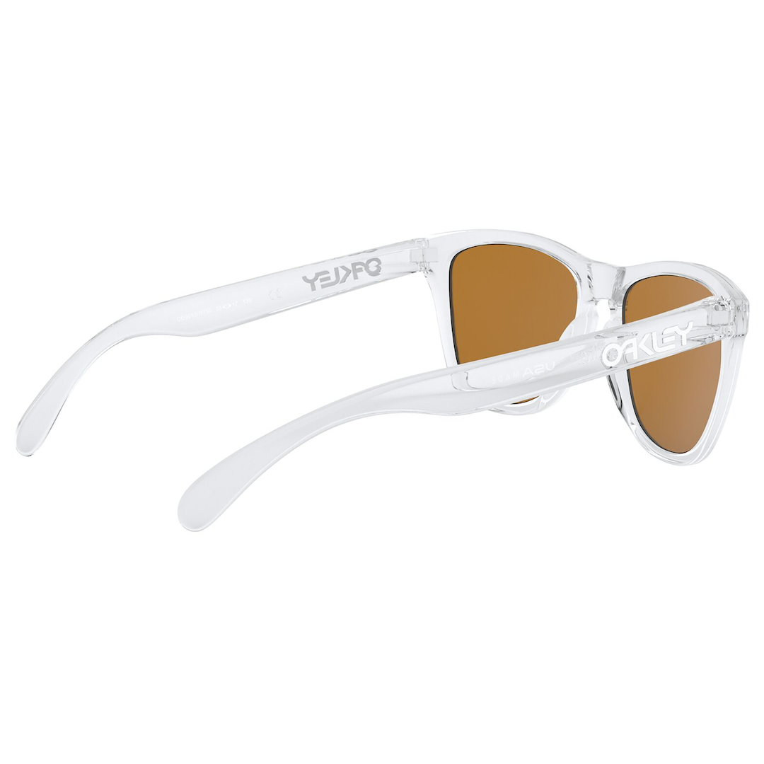 Oakley Frogskins Sunglasses (Polished Clear) Prizm Violet Lens