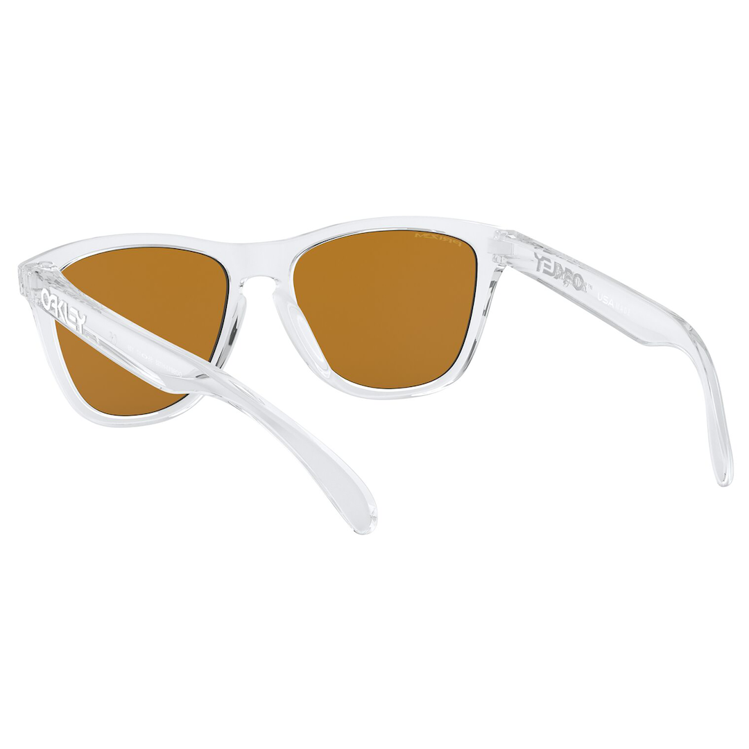Oakley Frogskins Sunglasses (Polished Clear) Prizm Violet Lens