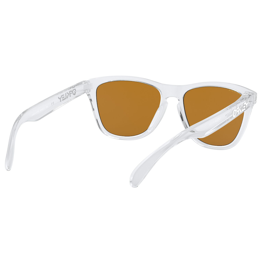 Oakley Frogskins Sunglasses (Polished Clear) Prizm Violet Lens