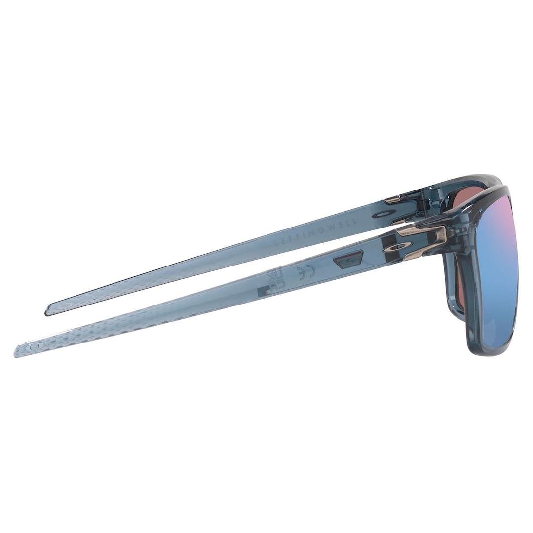 Oakley Leffingwell Sunglasses Adult (Crystal Black) Prizm Deep Water Polarized Lens