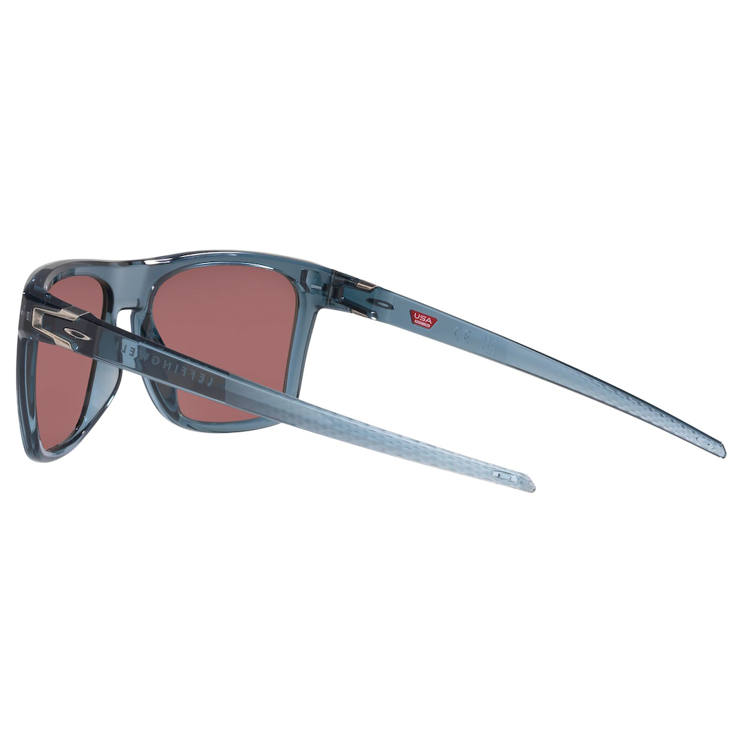 Oakley Leffingwell Sunglasses Adult (Crystal Black) Prizm Deep Water Polarized Lens