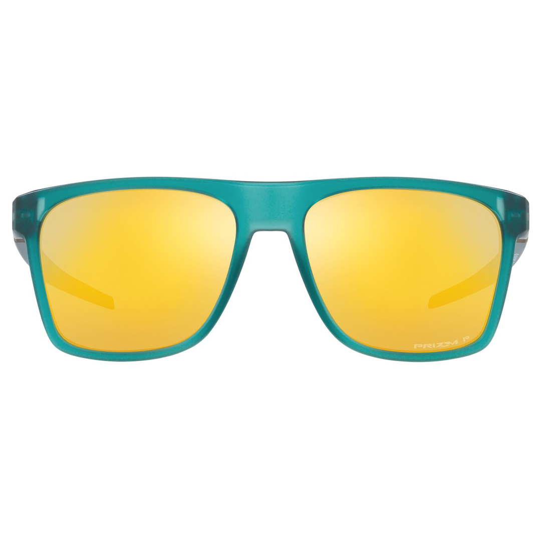 Oakley Leffingwell Sunglasses Adult (Matte Artic Surf) Prizm 24K Polarized Lens