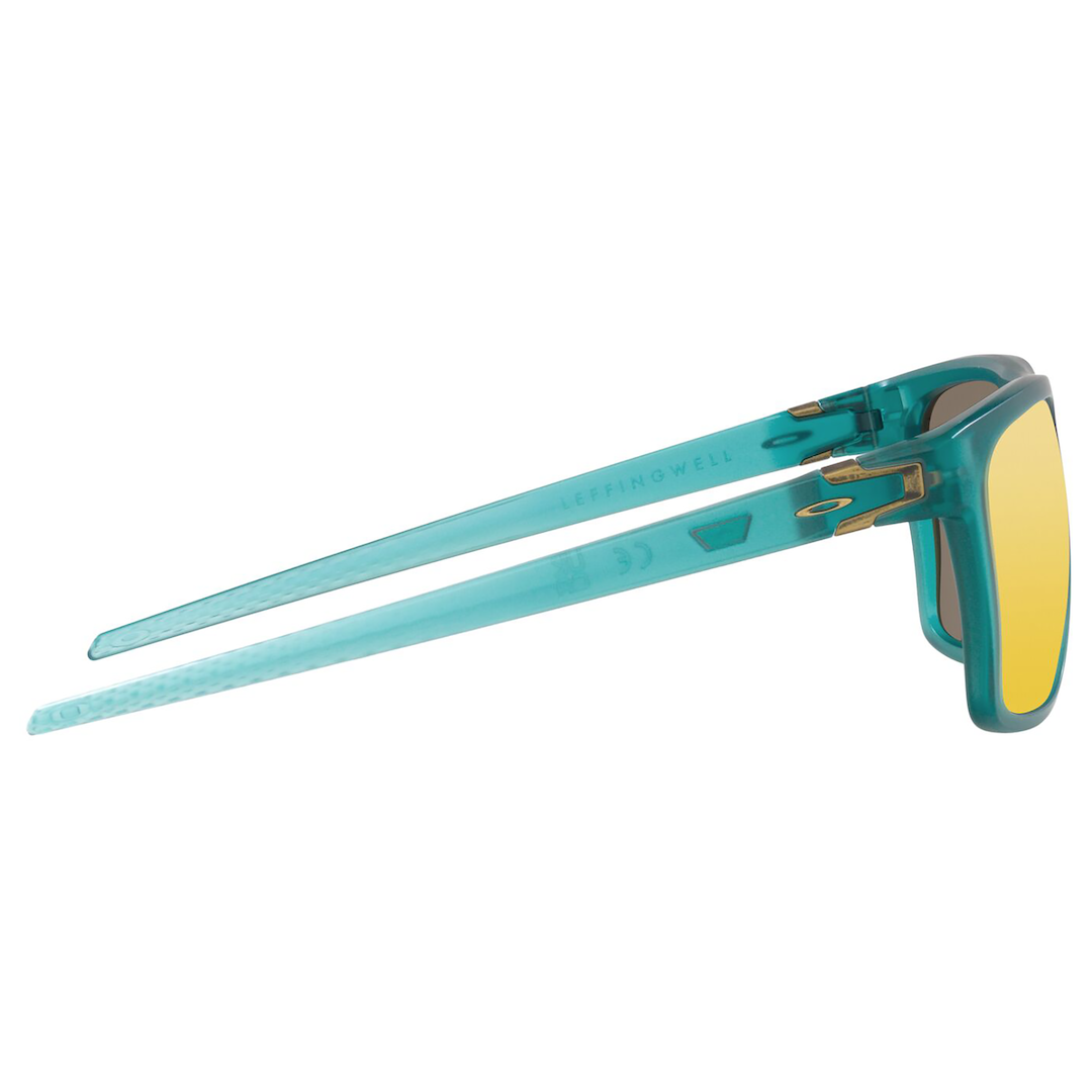 Oakley Leffingwell Sunglasses Adult (Matte Artic Surf) Prizm 24K Polarized Lens