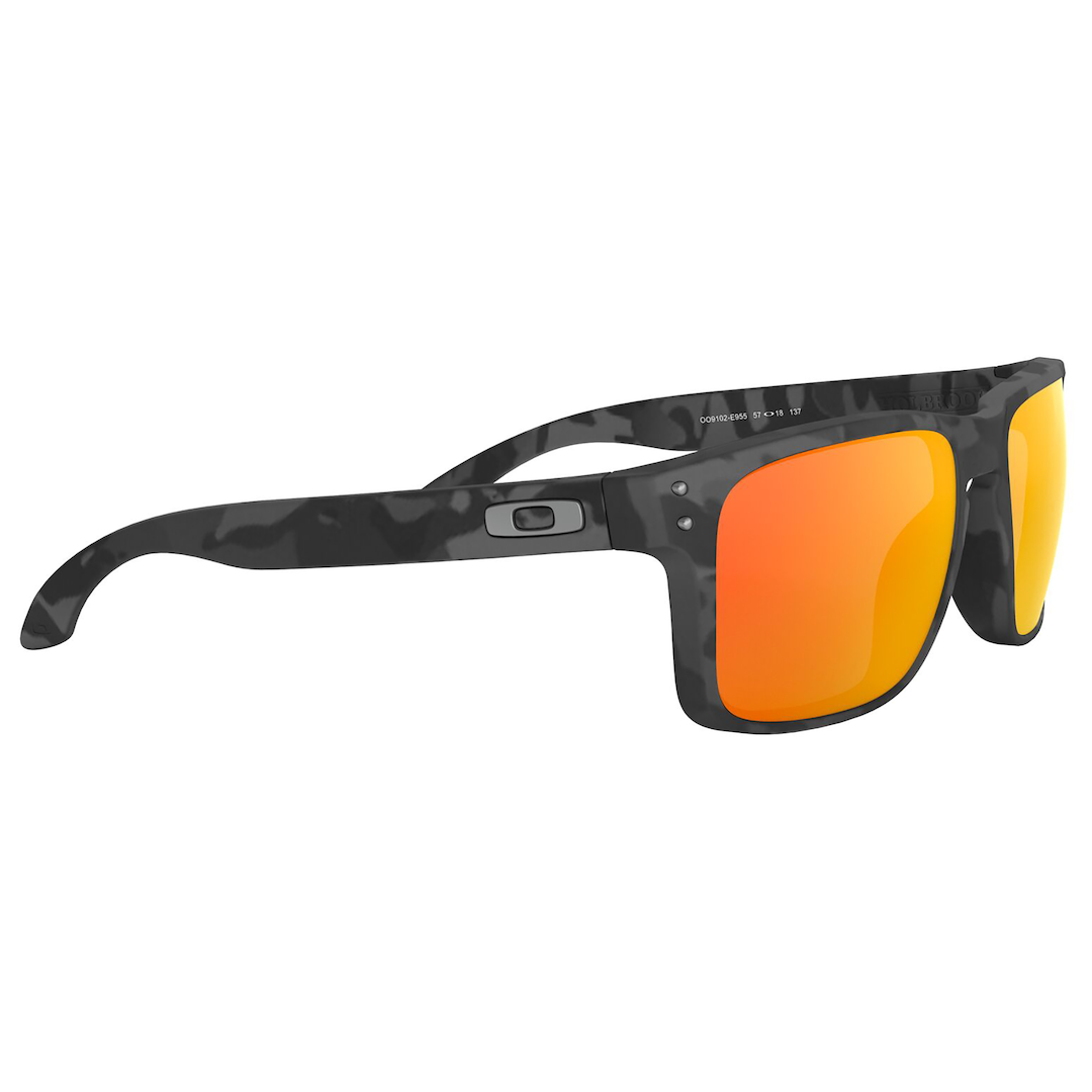 Oakley Holbrook Sunglasses Adult (Black Camo) Prizm Ruby Lens
