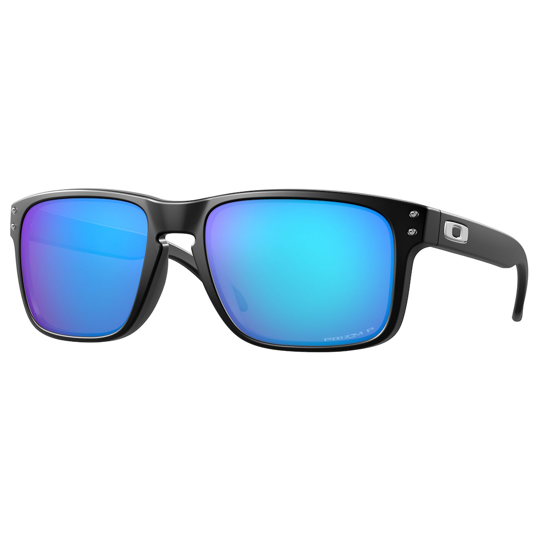 Oakley Holbrook Sunglasses Adult (Matte Black) Prizm Sapphire Polarized Lens