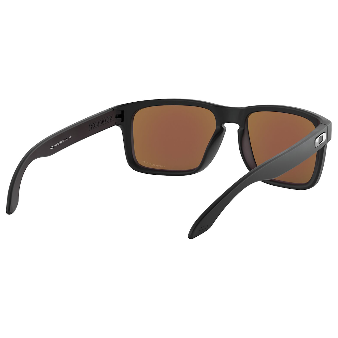Oakley Holbrook Sunglasses Adult (Matte Black) Prizm Sapphire Polarized Lens
