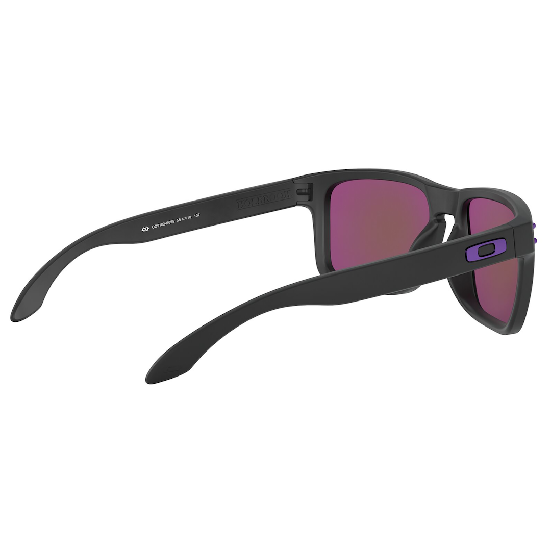 Oakley Holbrook Sunglasses Adult (Matte Black) Prizm Violet Lens
