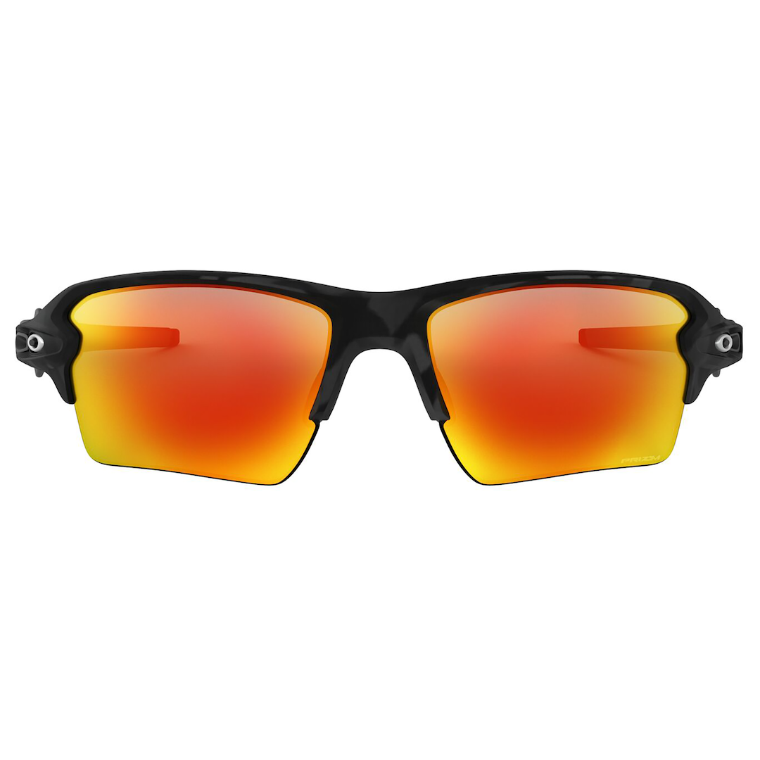 Oakley Flak 2.0 XL Sunglasses Adult (Black Camo) Prizm Ruby Lens