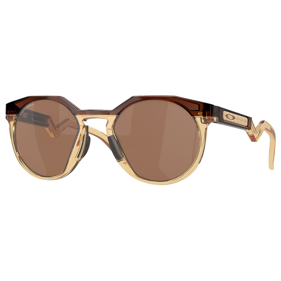Oakley HSTN Sunglasses (Kylian Mbappé Dark Amber/Light Curry) Prizm Tungsten Lens