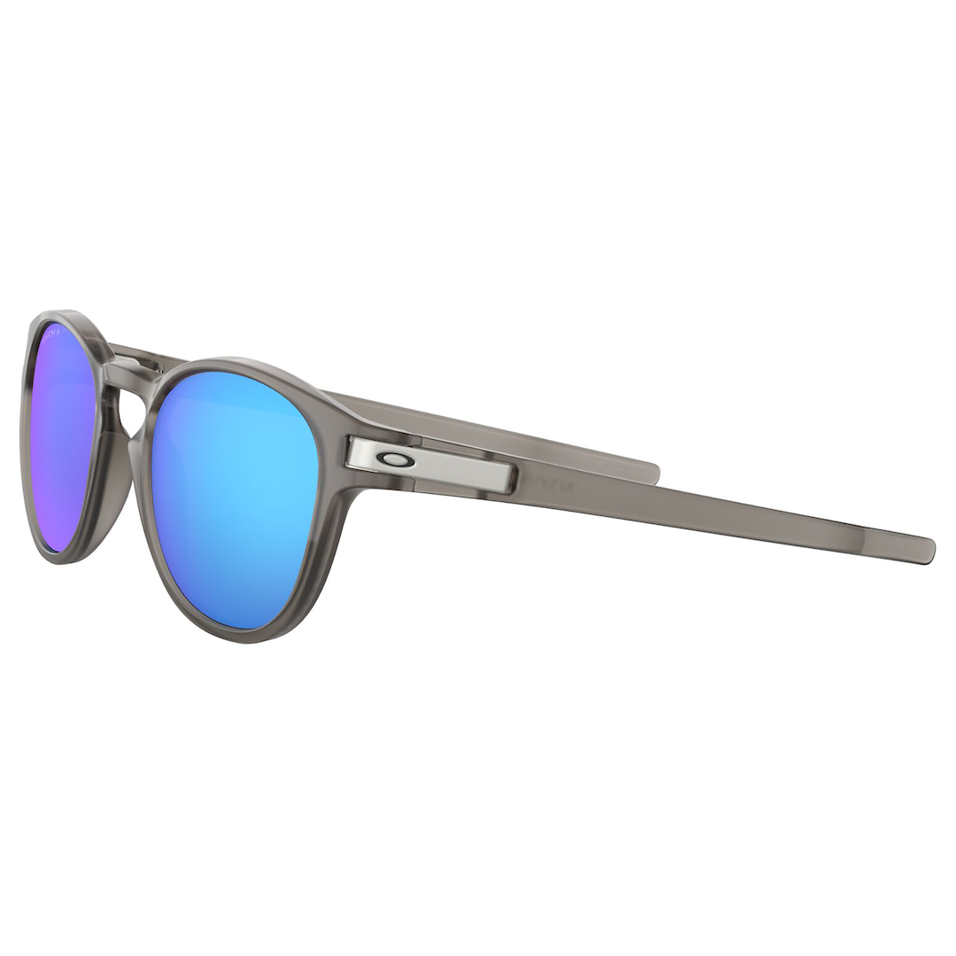 Oakley Latch Sunglasses Adult (Matte Grey Ink) Prizm Sapphire Polarized Lens