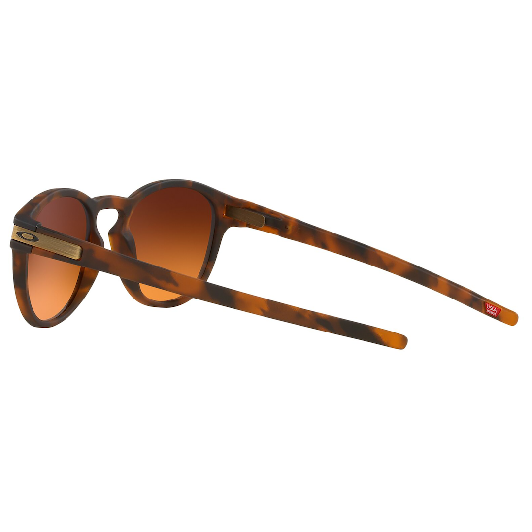 Oakley Latch Sunglasses Adult (Matte Brown Tortoise) Prizm Brown Gradient Lens