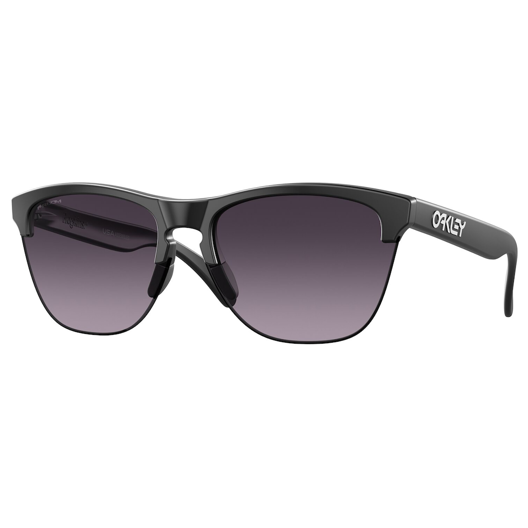 Oakley Frogskins Lite Sunglasses Adult (Matt Black) Prizm Grey Gradient Lens