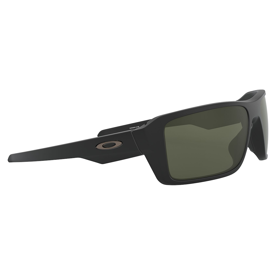 Oakley Double Edge Sunglasses Adult (Matte Black) Dark Grey Lens