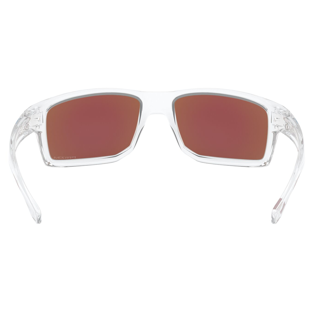 Oakley Gibston Sunglasses (Polished Clear) Prizm Sapphire Lens