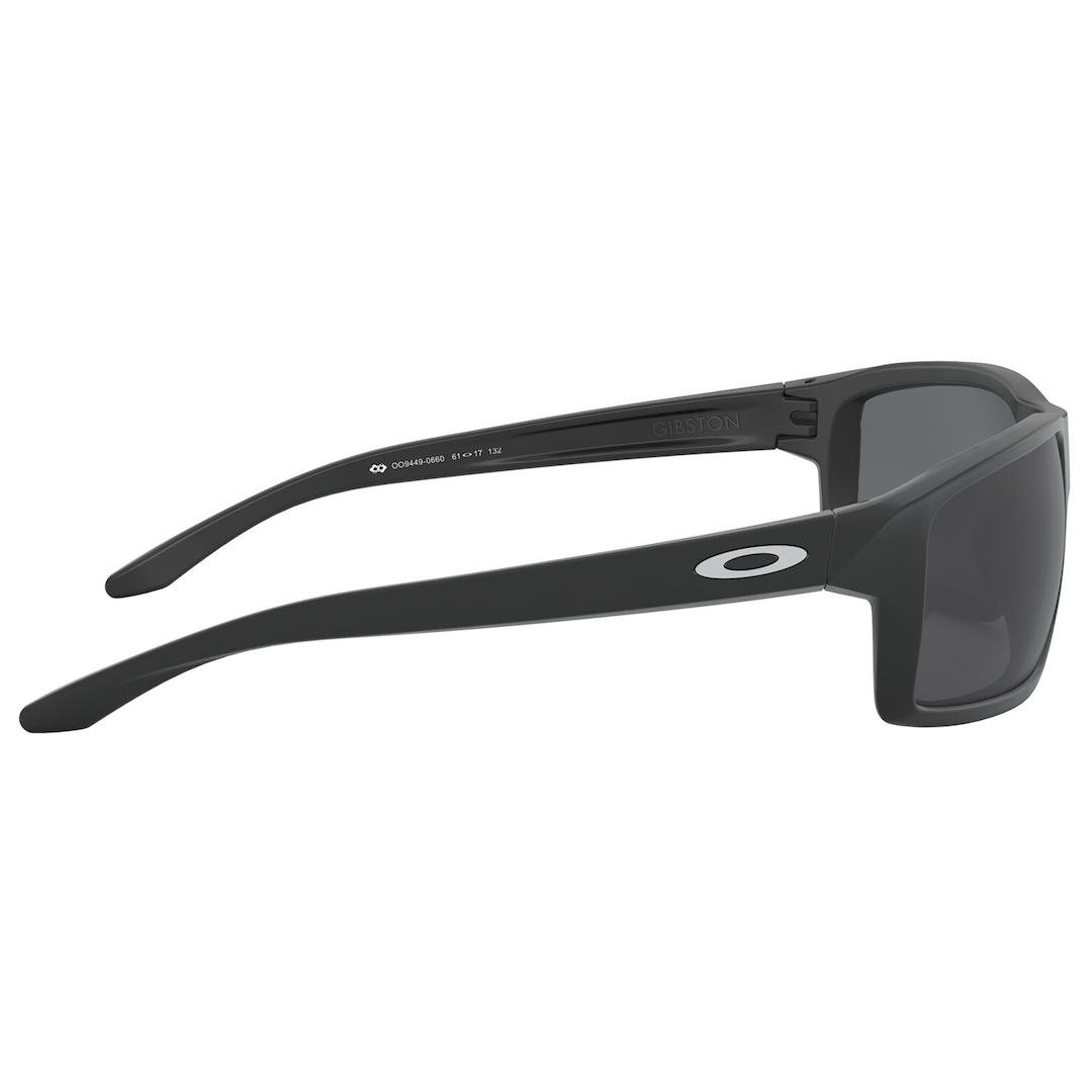 Oakley Gibston Sunglasses (Matte Black) Prizm Black Polarized Lens