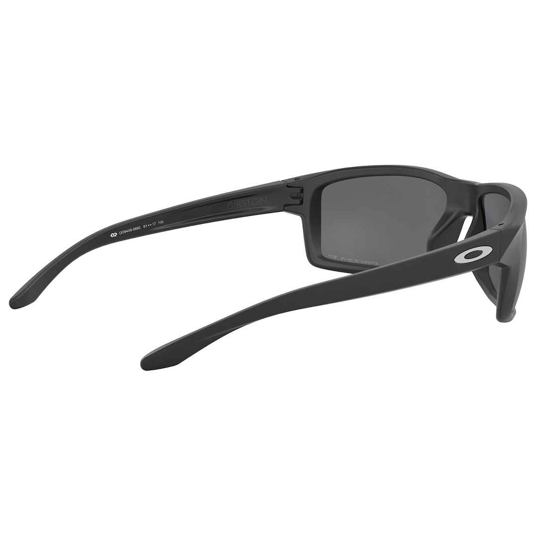 Oakley Gibston Sunglasses (Matte Black) Prizm Black Polarized Lens