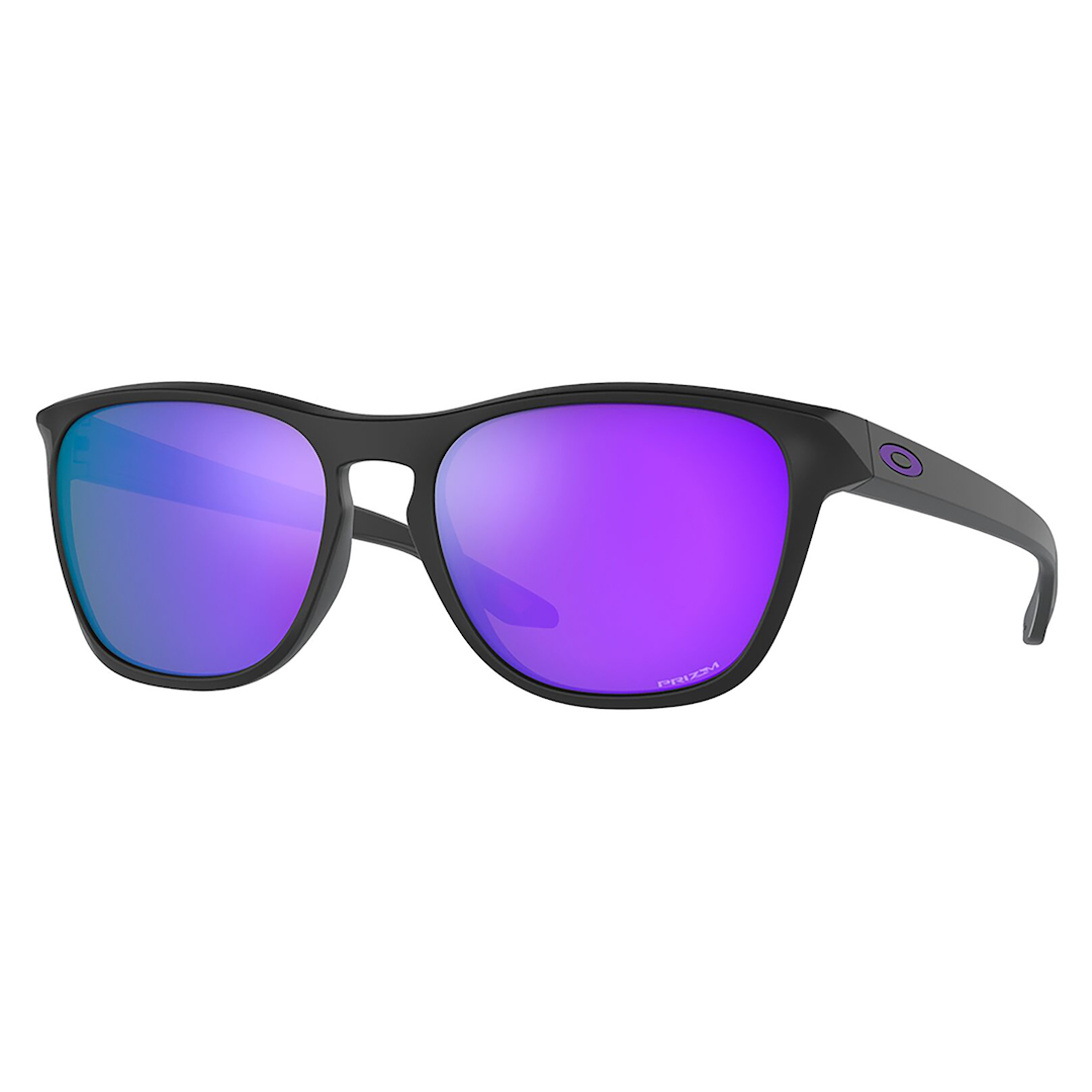 Oakley Manorburn Sunglasses Adult (Matte Black) Prizm Violet Lens