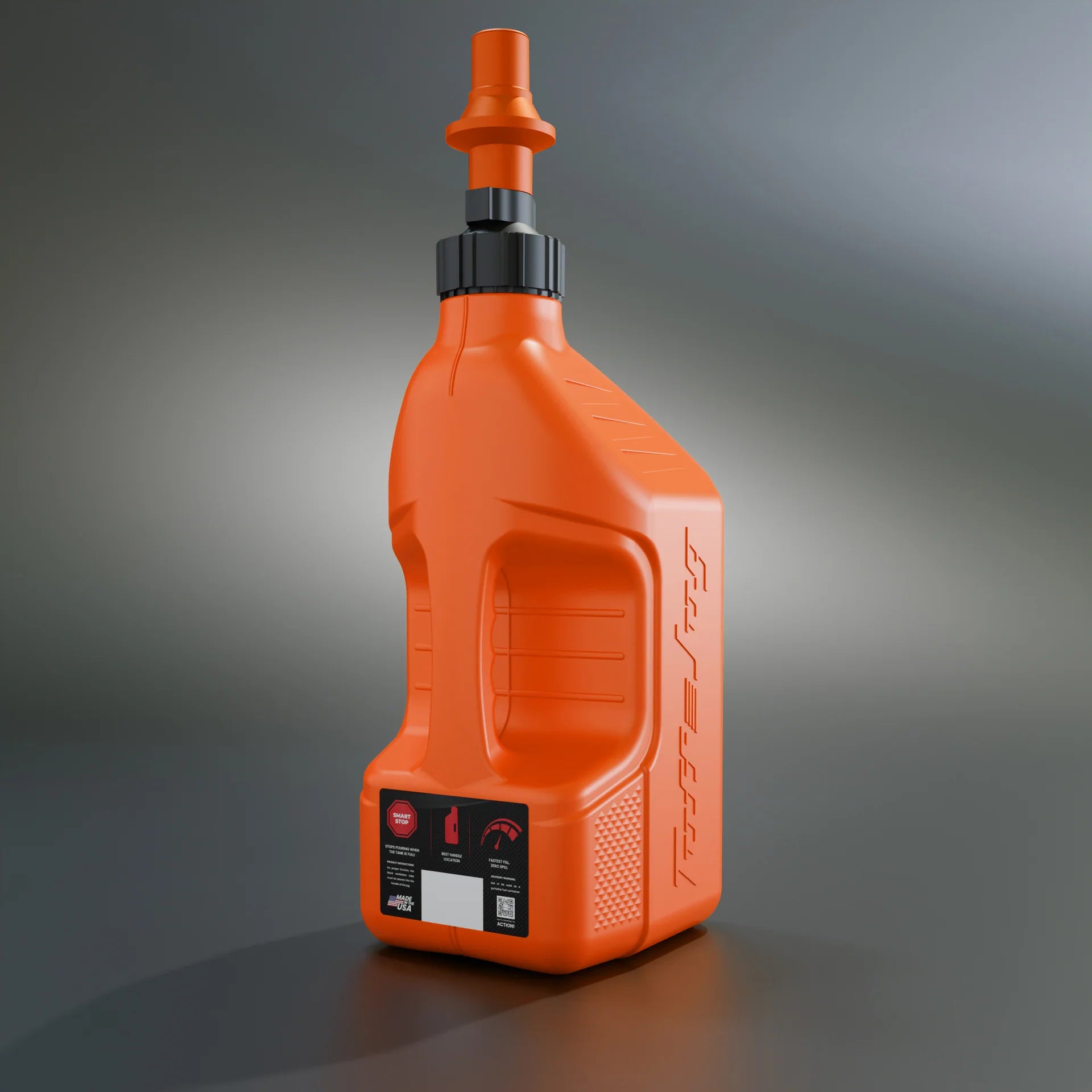 Tuff Jug 10 Litre With Ripper Cap Orange