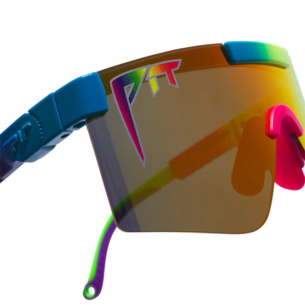 Pit Viper The Pride Original 2.0 Sunglasses - HDPV Polarized Rainbow Lens