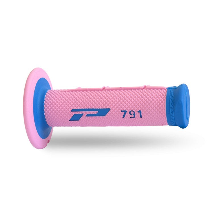 Pro Grip 791 Dual Density MX Grips Light Blue/Pink