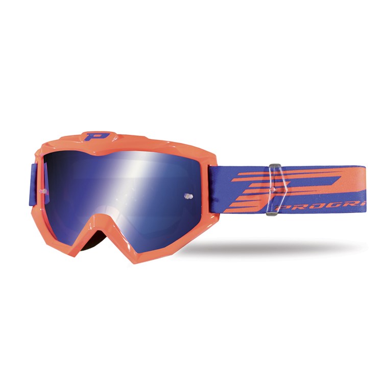 Pro Grip ATZAKI Tear Off Goggle Flo Orange Mirrored Lens