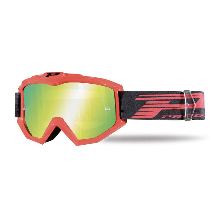 Pro Grip ATZAKI Tear Off Goggle Red Mirrored Lens
