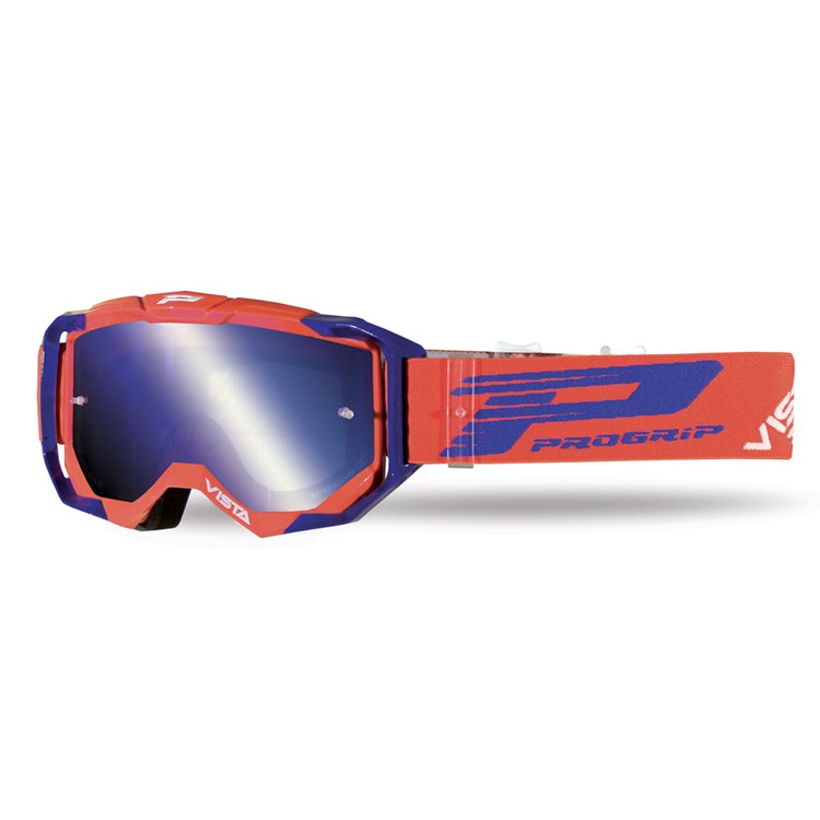 Pro Grip Vista Tear Off Goggle Red/Blue Mirrored Lens