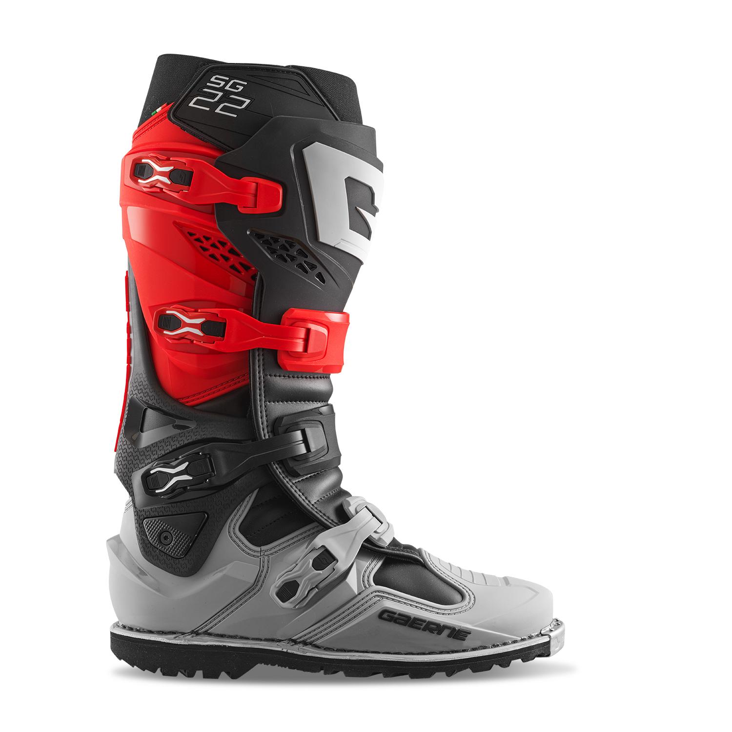 Gaerne SG22 Gore-Tex Enduro Boots Red/Black/Grey